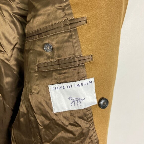 NEW Tiger of Sweden Anson Wool Cashmere Long Coat Double Breasted‎ Size XS or 44 - Picture 10 of 12